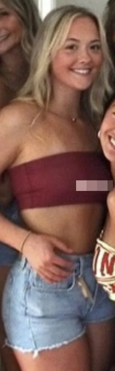 Cute blonde with killer body image 25