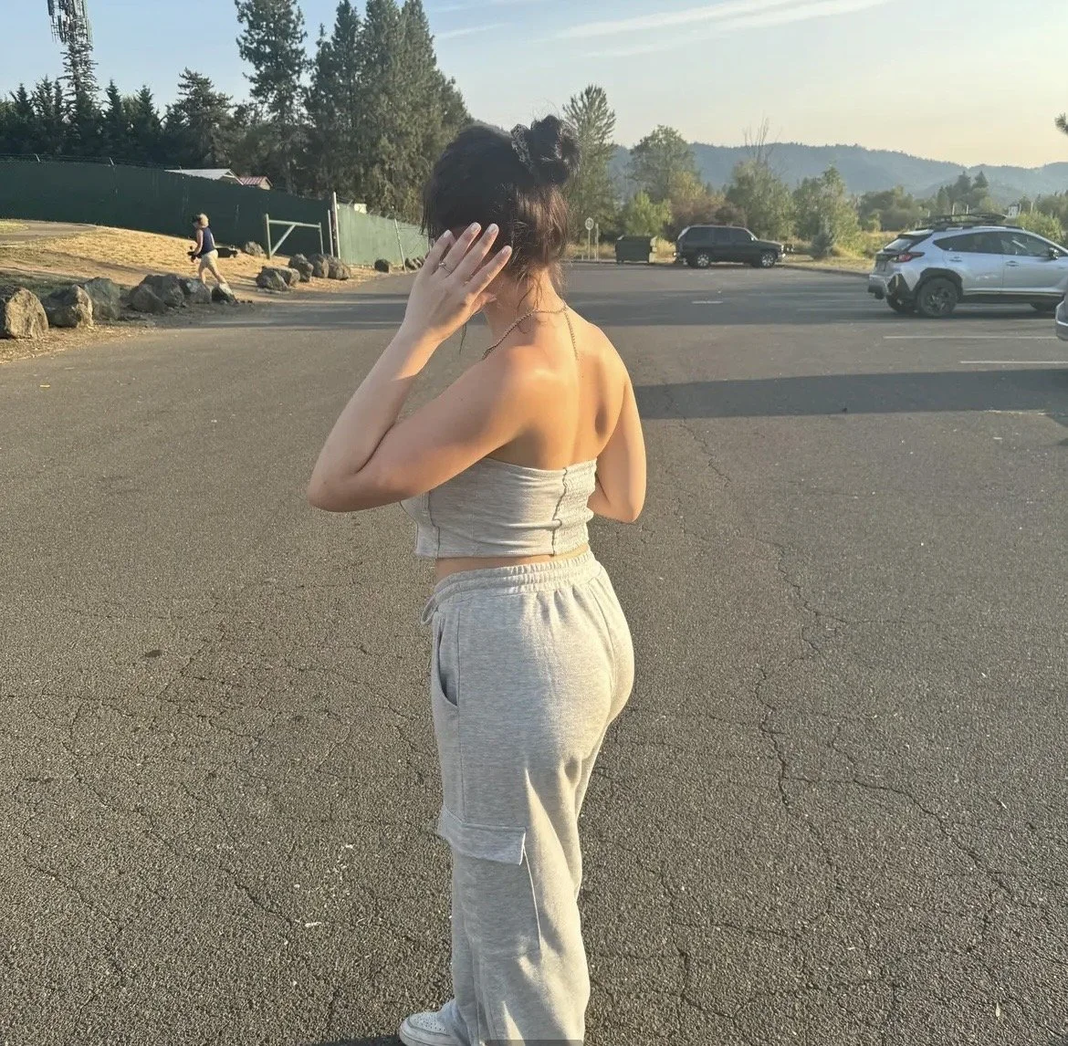 My barely legal slutty ex gf undresses image 6