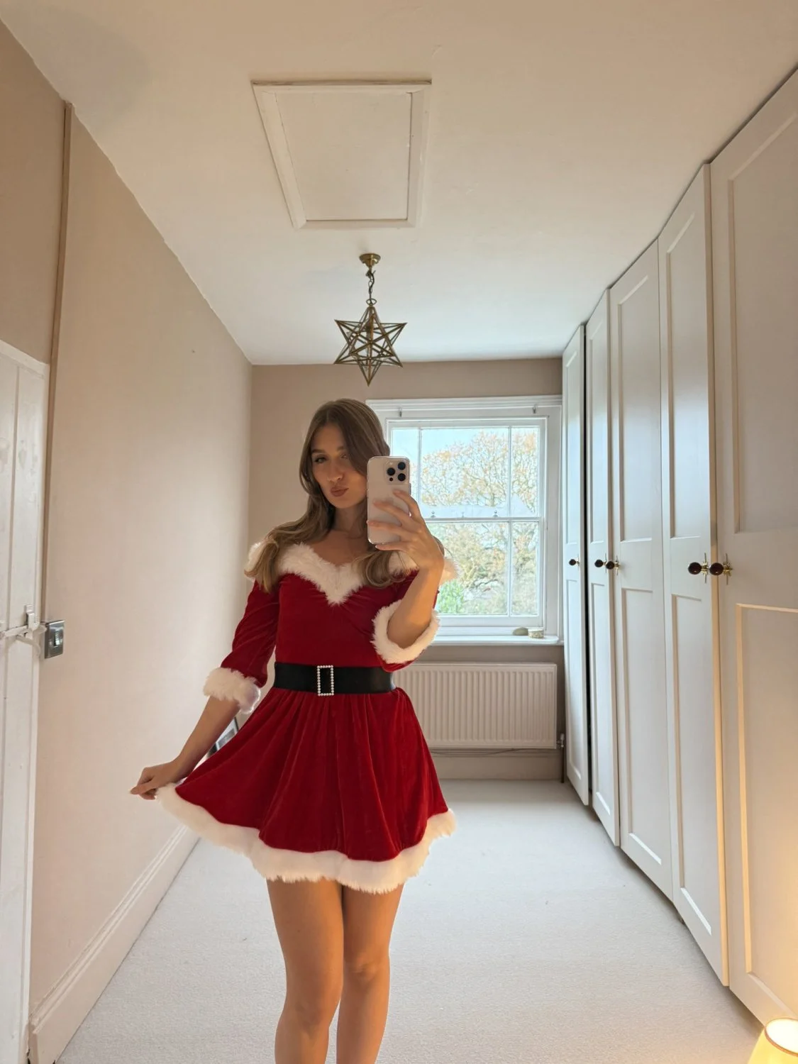 Stunning petite blonde GF sexy mirror selfies image 8