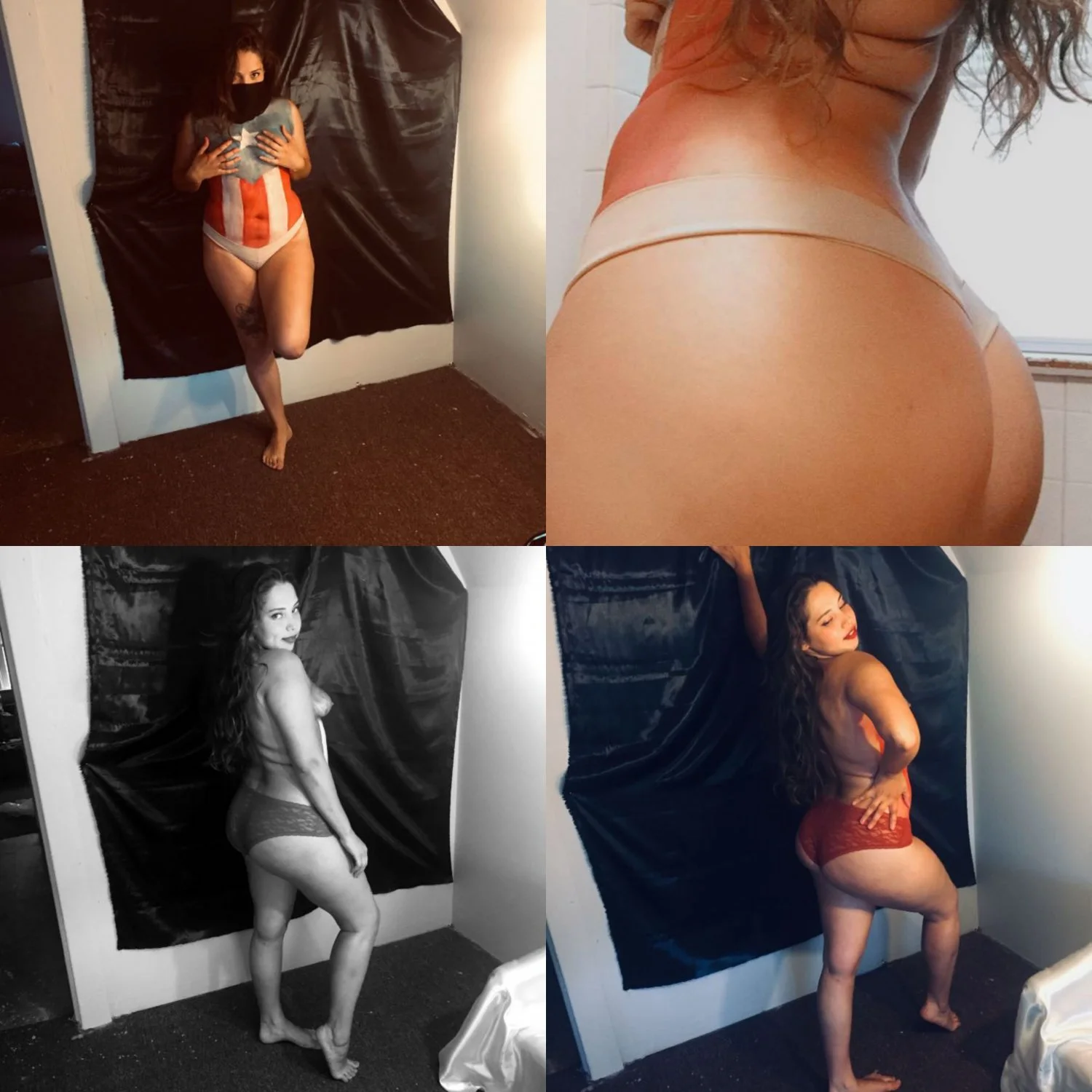 Big Thick Latina Andino Collage image 33