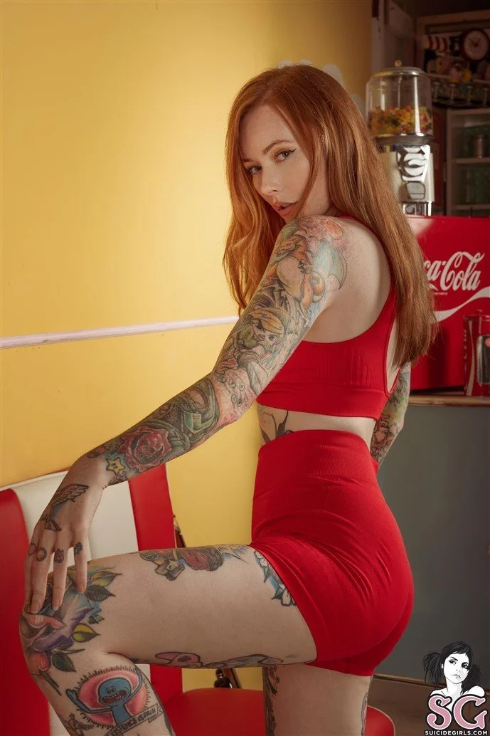 Mistyy Suicide-Retro red (Suicide Girls) image 14