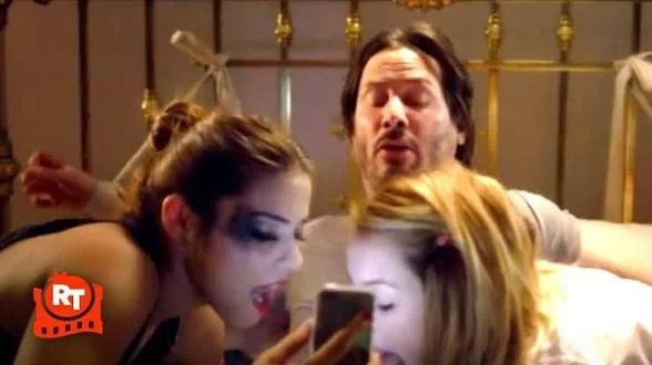 amateur threesome of Ana and Keanu Reeves image 10