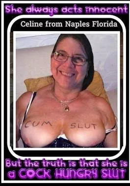Naples Florida slut wife Celine image 1
