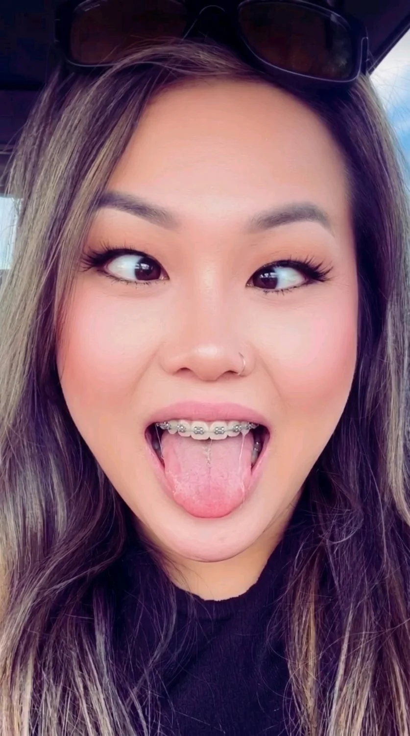 🤫 this little married asian hoe. NUTTED IN HER THROAT and dipped 🍆💦💦🤫 main image