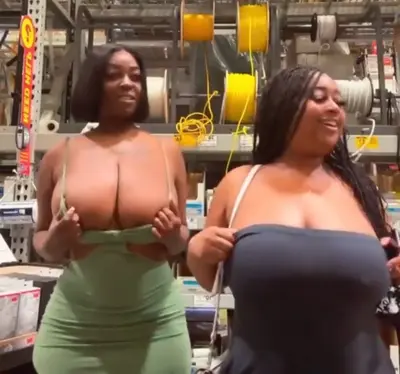 Both Had Dey Huge Tits Out In Store 💙 cover image