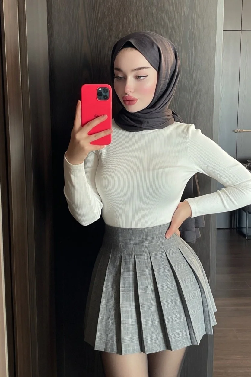 Sexy muslim with a headscarf image 2