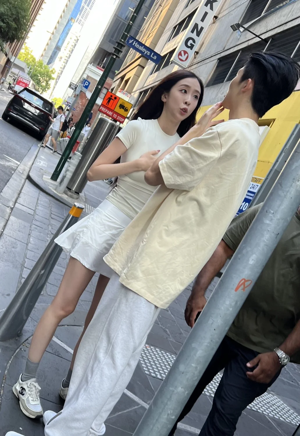 My asian chinese whore friend and her cuck BF image 4