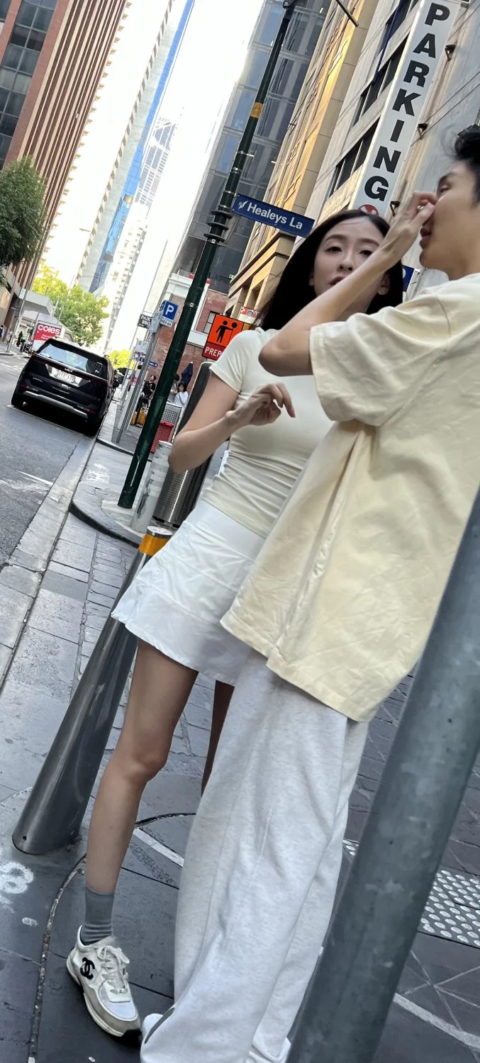 My asian chinese whore friend and her cuck BF image 9