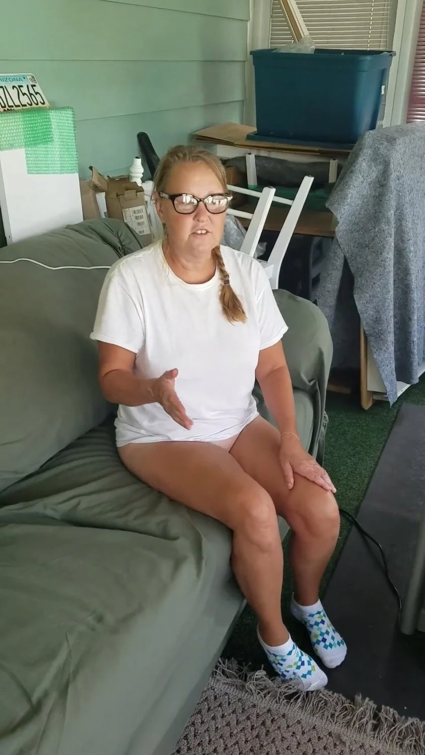 Lori loves to flash her natural tits image 6