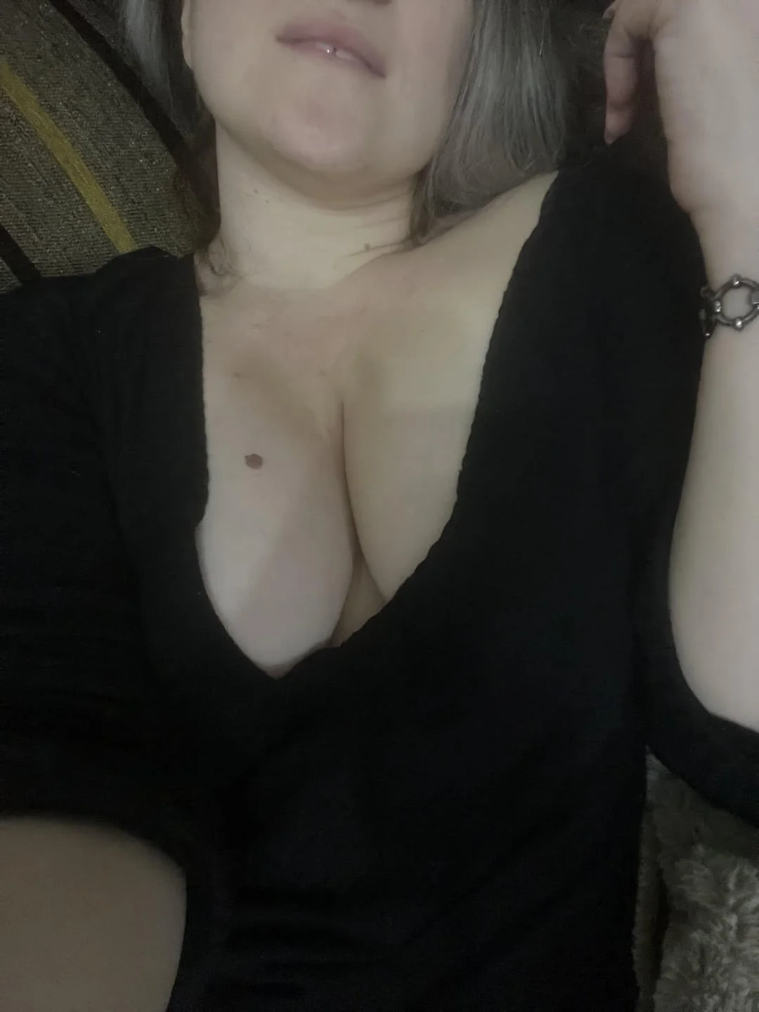 Amateur MILF shows her wet pussy and big tits image 2