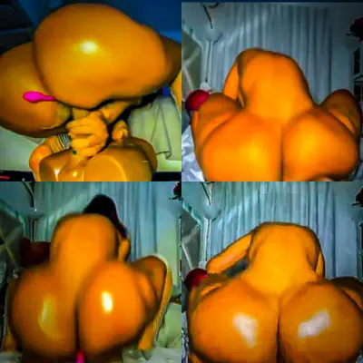 Huge booty latina launching her fat ass on dildo cover image