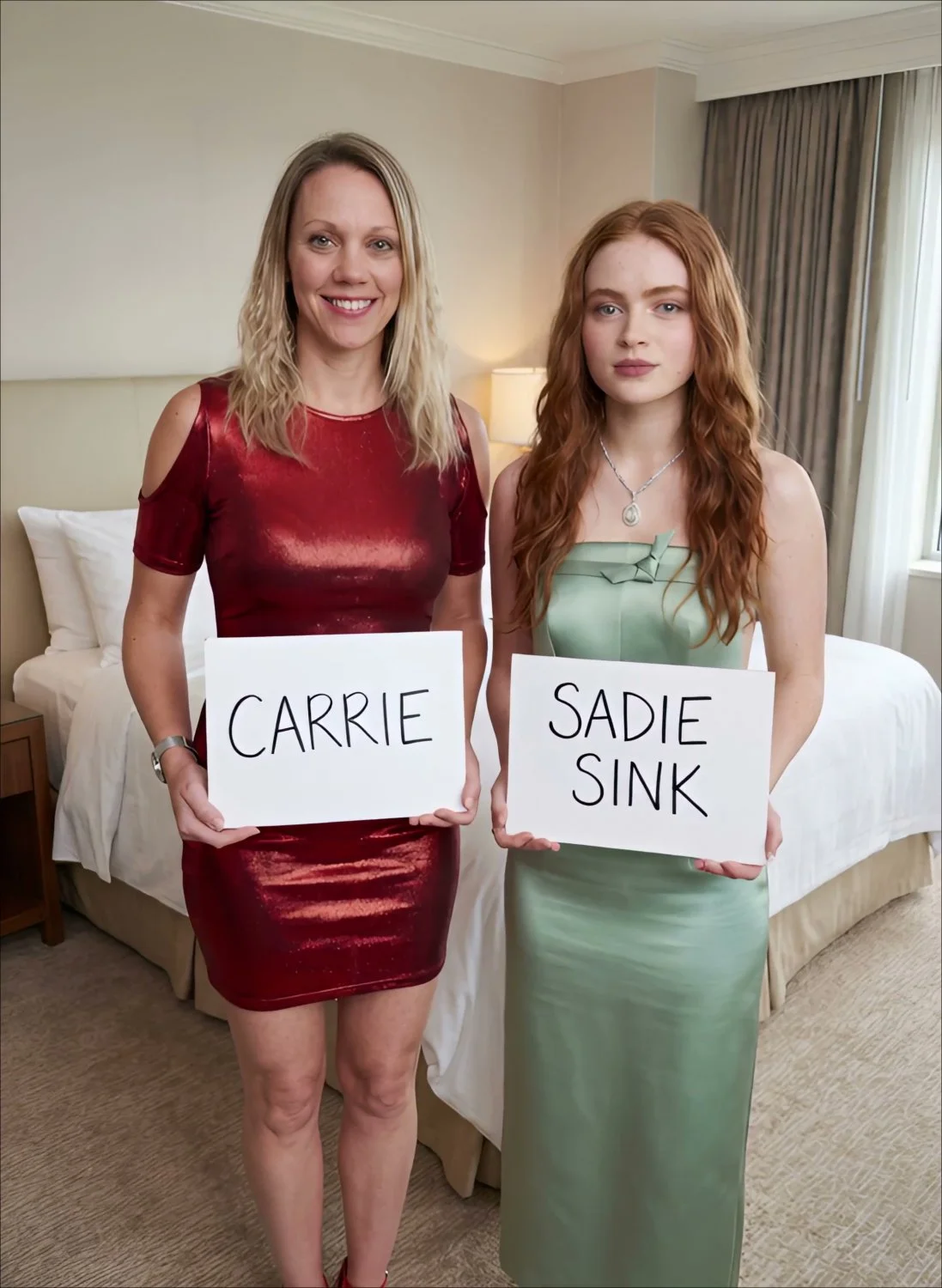 Carrie meets.. Sadie Sink main image