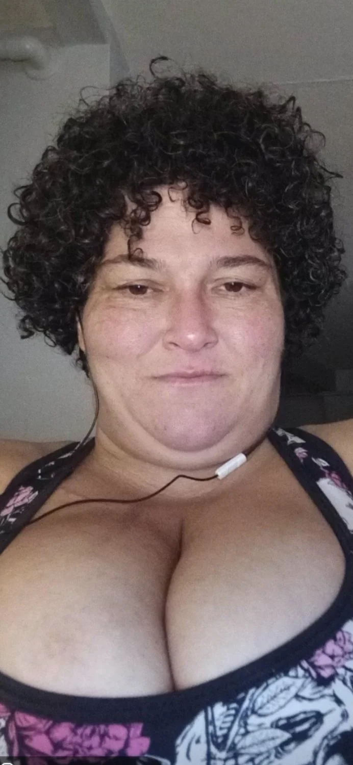 Latina Gilf bbw with huge udders image 1