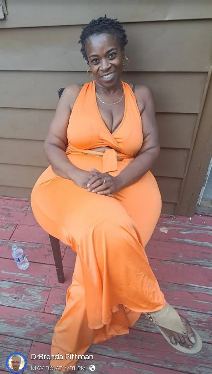 Stranger granny Dr.Brenda ass cheeks hanging out no panties... image 4