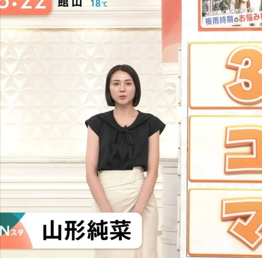 🔚Japanese　顔抜き　アナウンサー　山形純菜　ソフトエロ　一発やりたい image 23
