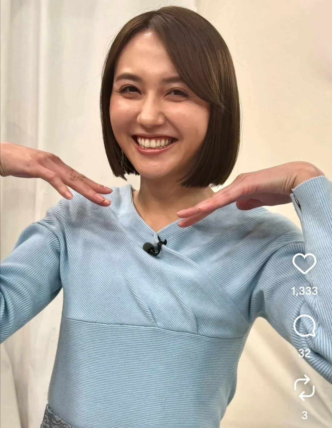 🔚Japanese　顔抜き　アナウンサー　山形純菜　ソフトエロ　一発やりたい image 5