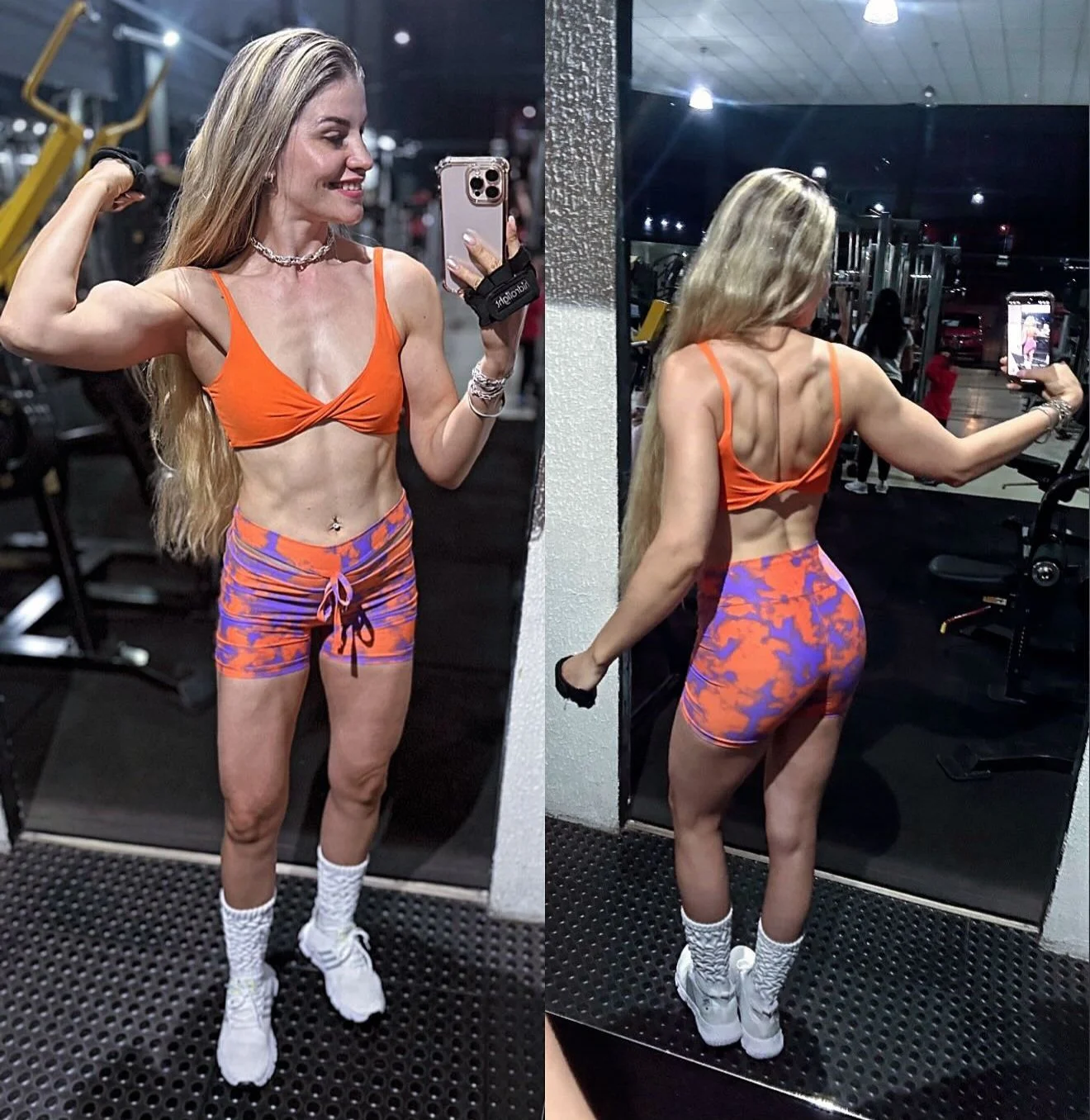 PARTE 2 Dentro sim ou não? Loira rata de academia image 6