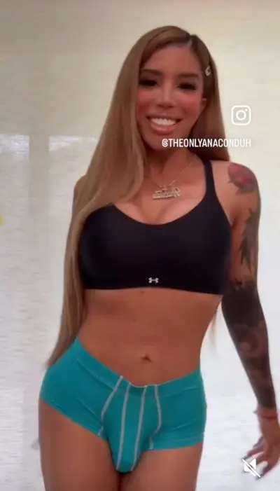 5’3” 🏳️‍⚧️ with 9” 🍆 FILLS out short shorts 🩲 cover image