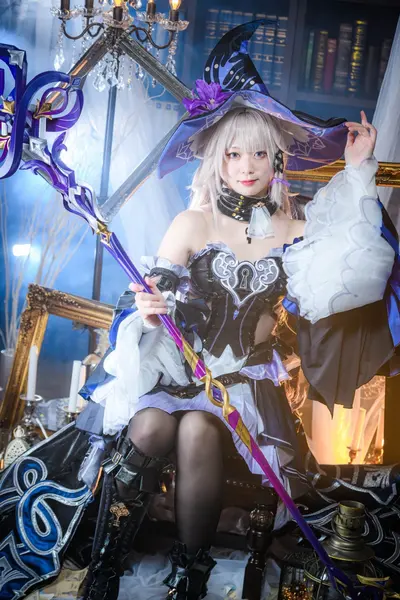 Honkai Star Rail Hetra cosplayer bukkake cover image