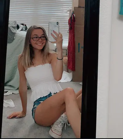 Shy 18 yr old slut Rilie is nervous about being posted, show her how amazing she looks cover image