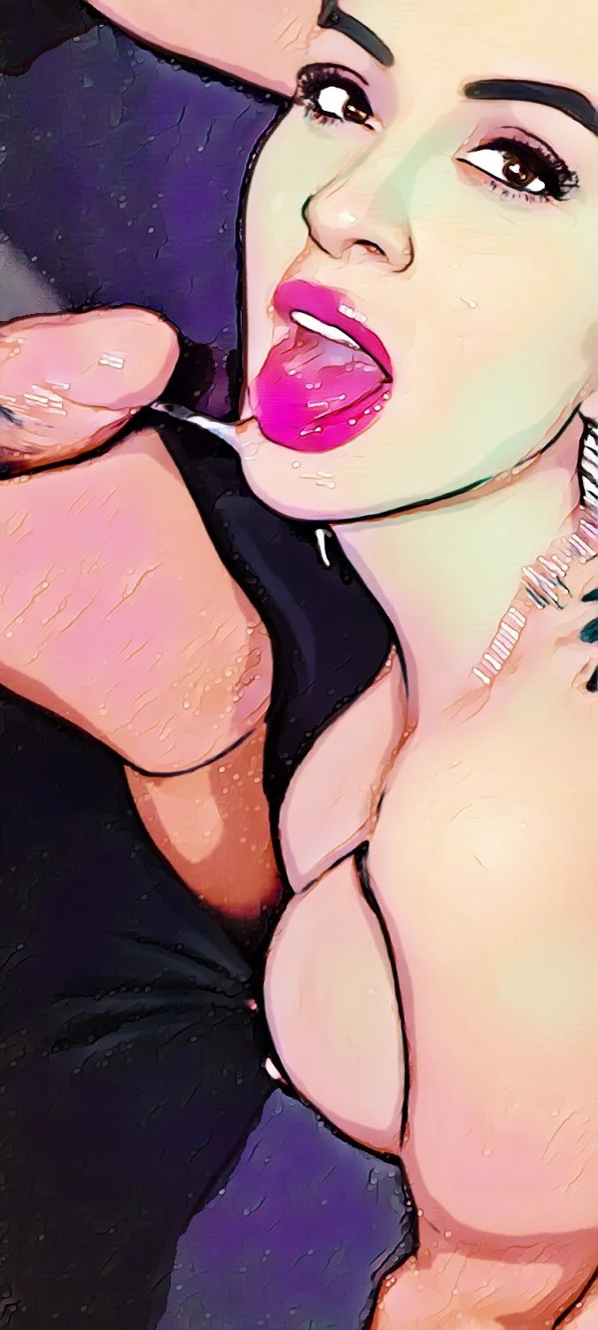 HOTWIFE EM CARTOON E REAL image 7