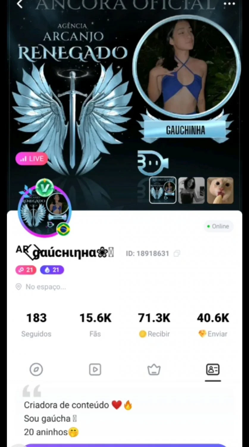 Alguém tem conteúdo Dessa linda Safada do Buzzcast?? id: 18918631 / nome: Gauchinha image 4