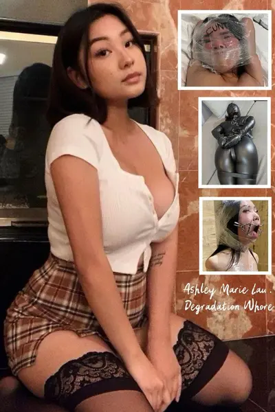 Asian Slut Ashley Marie Lau gets nose hooked and whipped cover image