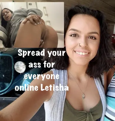 Letisha with her Nudes now a permanent webslut cover image