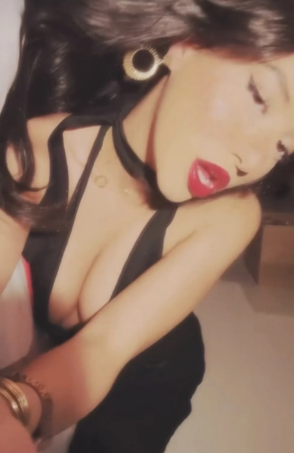 French Arabic sexy Tiktok slut naked thong bikini spy nude leak image 19