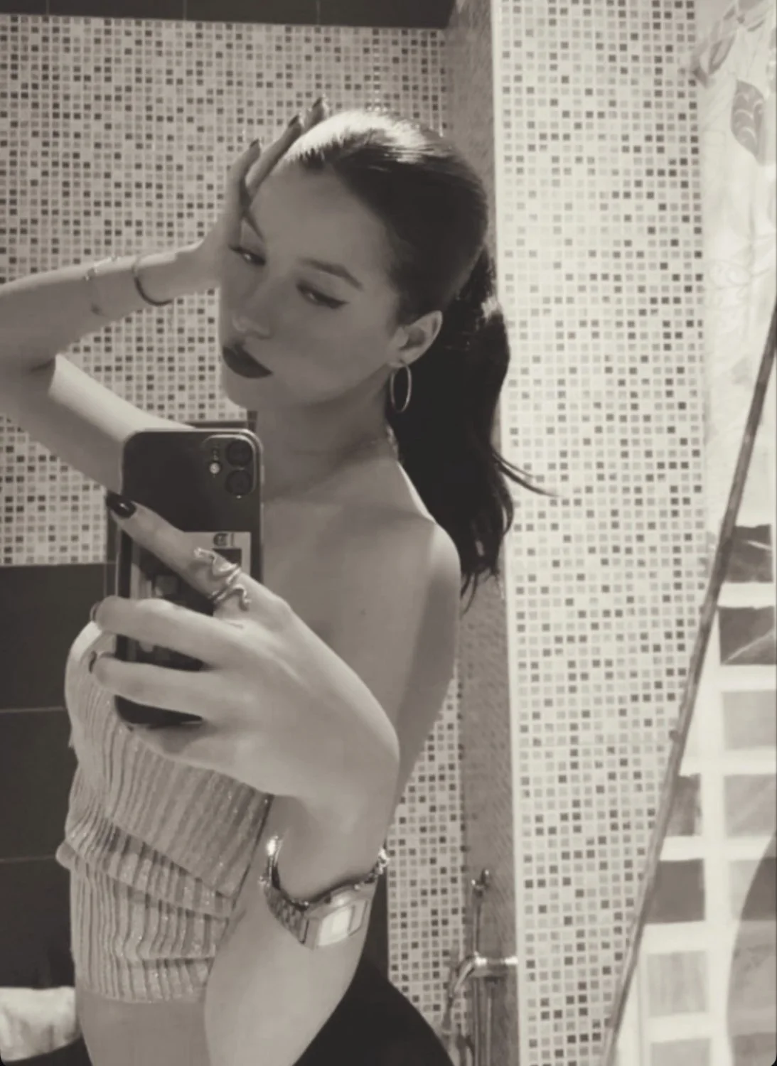 French Arabic sexy Tiktok slut naked thong bikini spy nude leak image 36