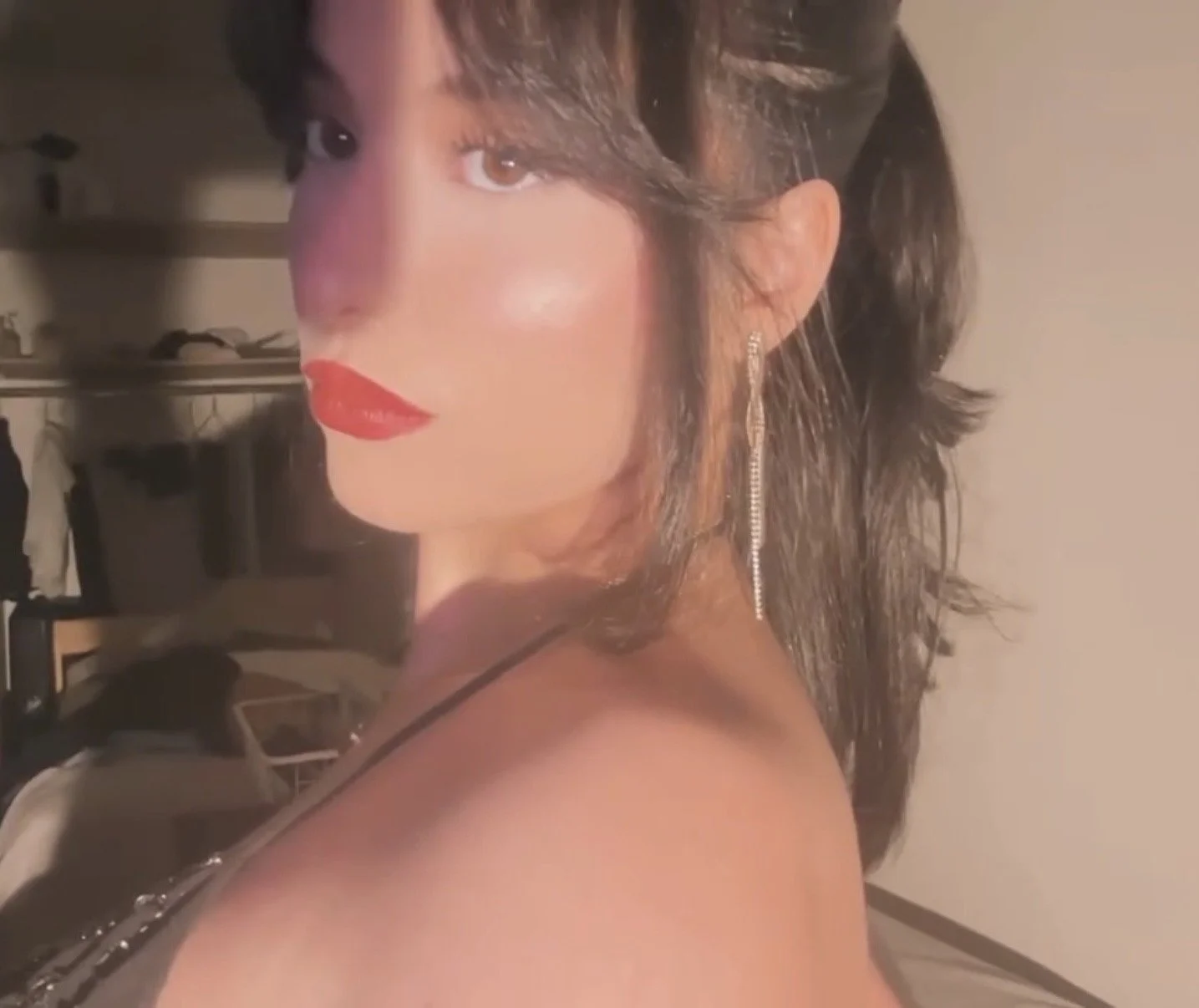 French Arabic sexy Tiktok slut naked thong bikini spy nude leak image 47