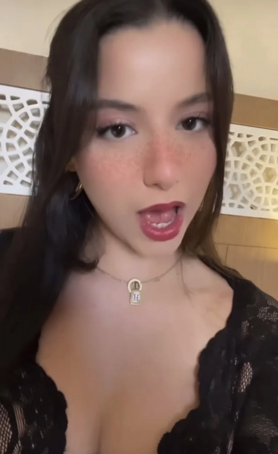 French Arabic sexy Tiktok slut naked thong bikini spy nude leak image 50