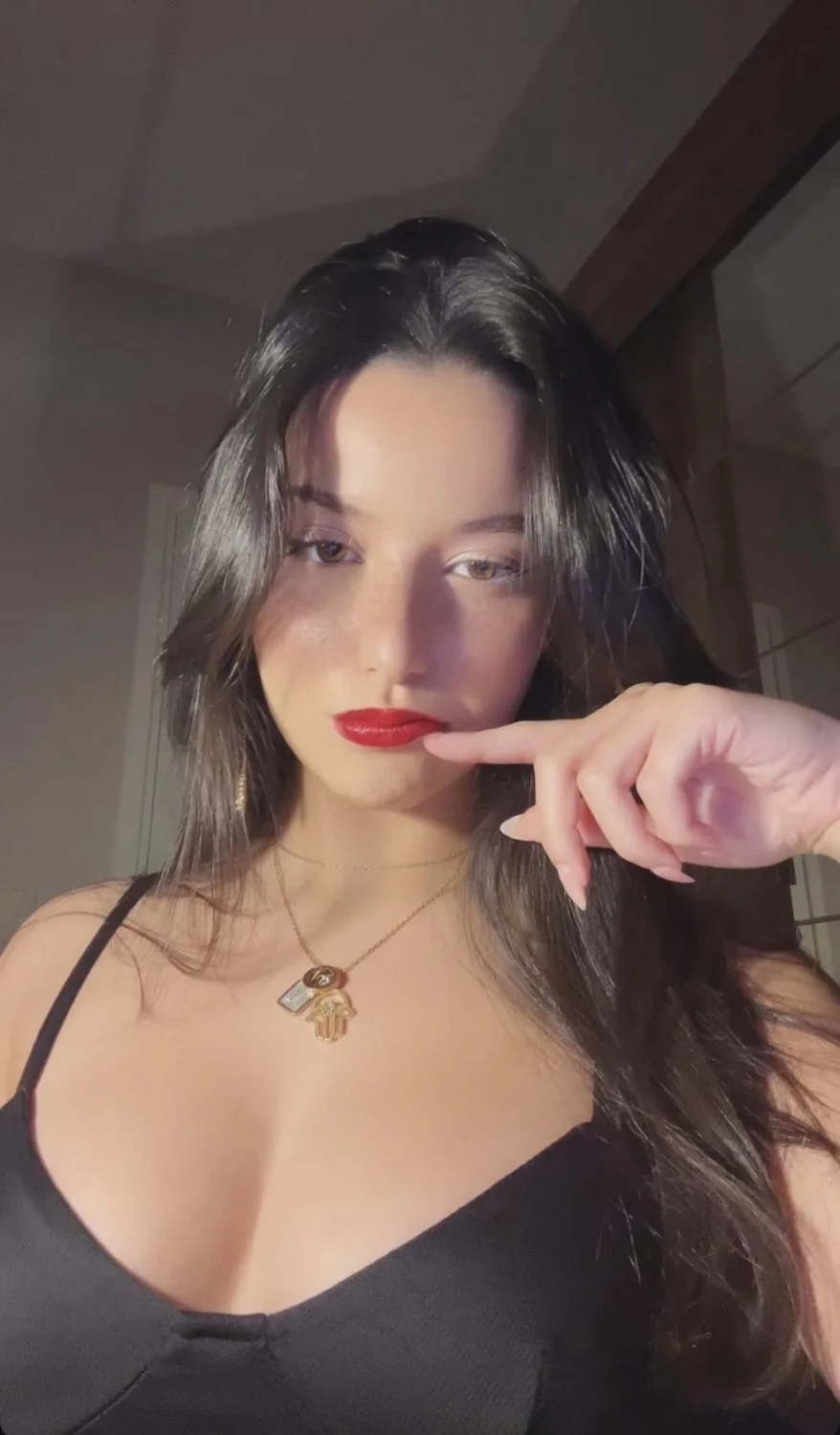 French Arabic sexy Tiktok slut naked thong bikini spy nude leak image 9