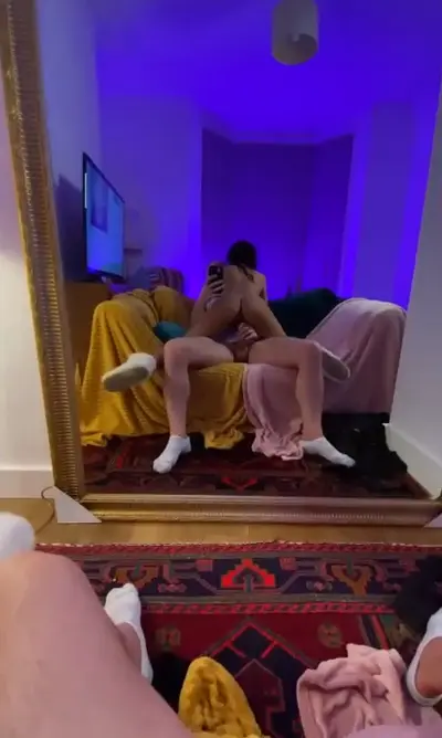 Abg slut pussy filled with cum by white cock cover image