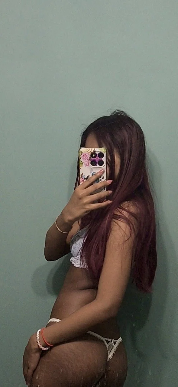 sexy Asian teen in lingerie image 8