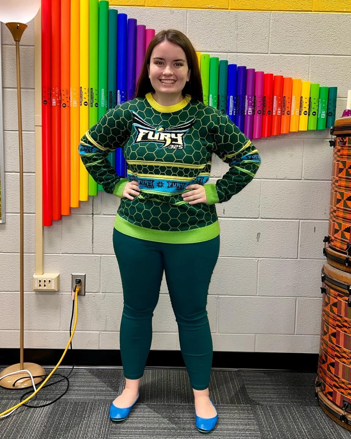 Music Teacher Tiktok Influencer chubby brunette image 14