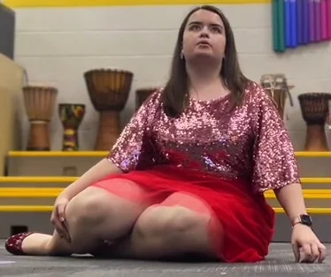 Music Teacher Tiktok Influencer chubby brunette image 16