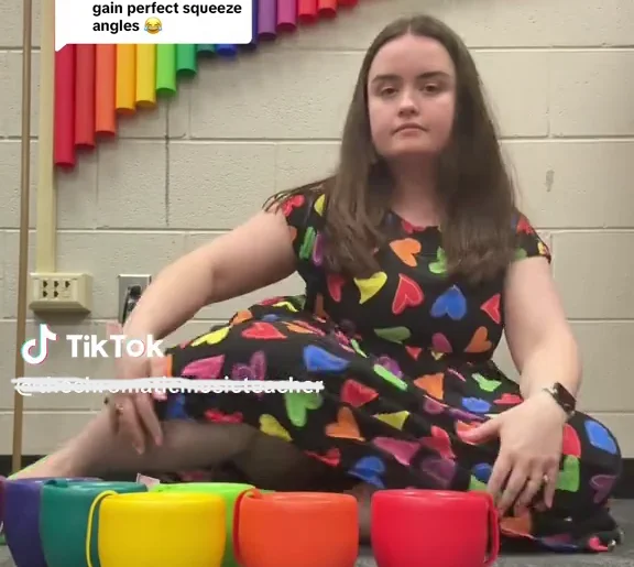 Music Teacher Tiktok Influencer chubby brunette image 17