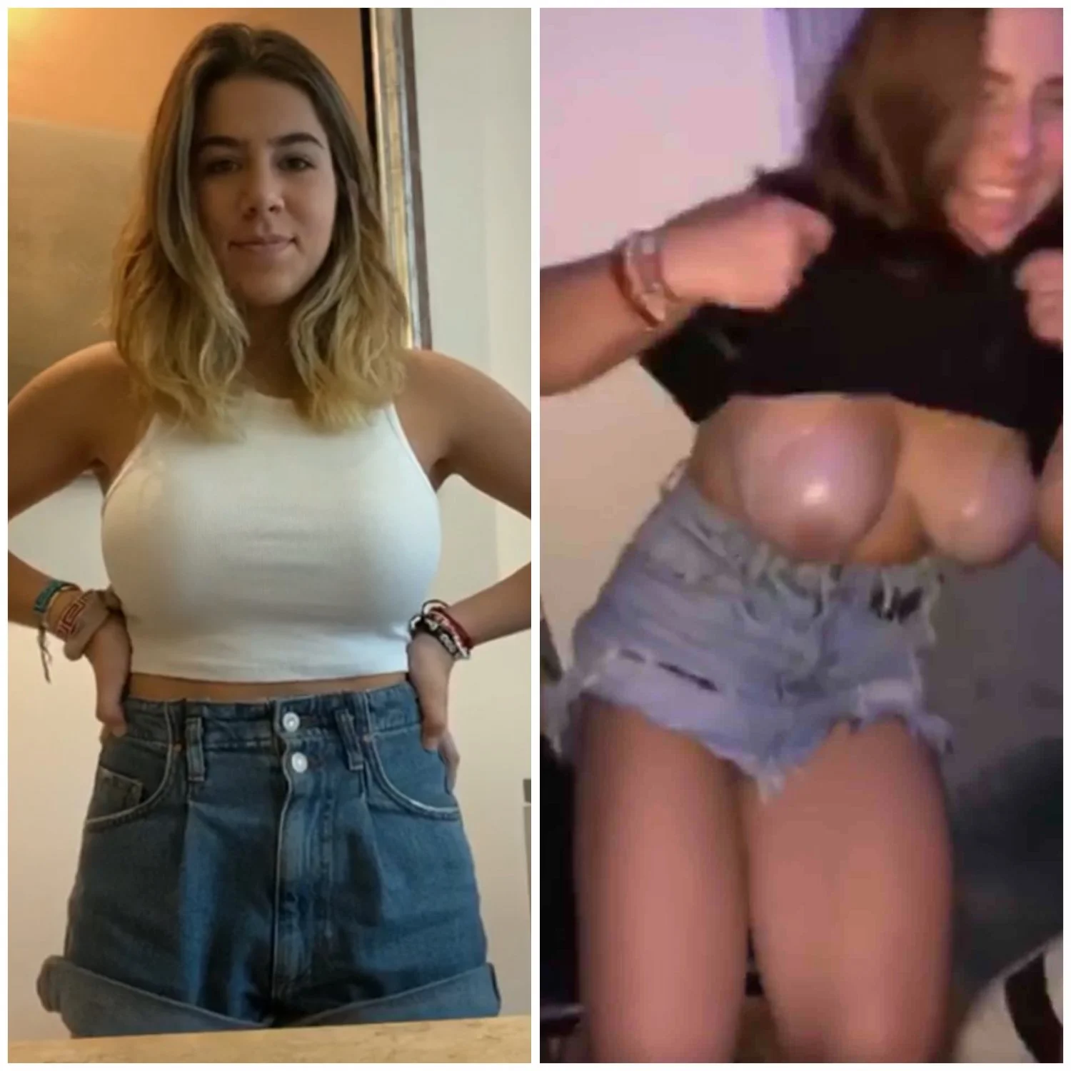 Hot girl flashes main image