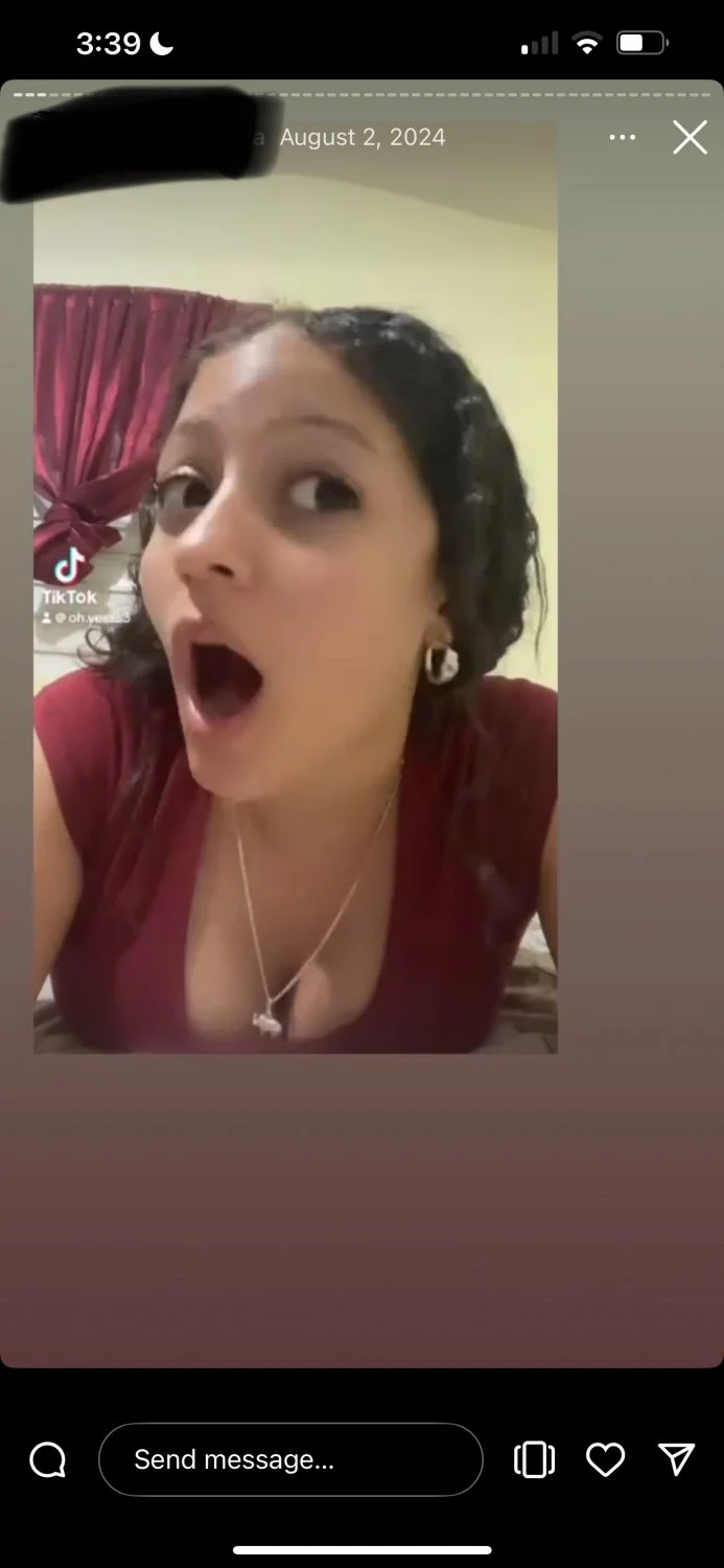 cute latina showing tit image 3