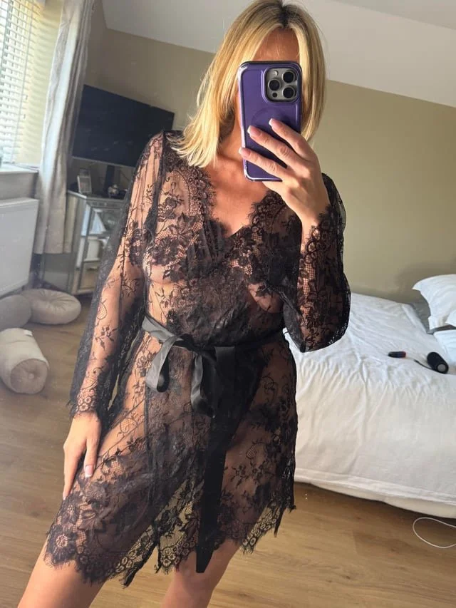 Slutty Blonde Mom Shows Her Holes image 35