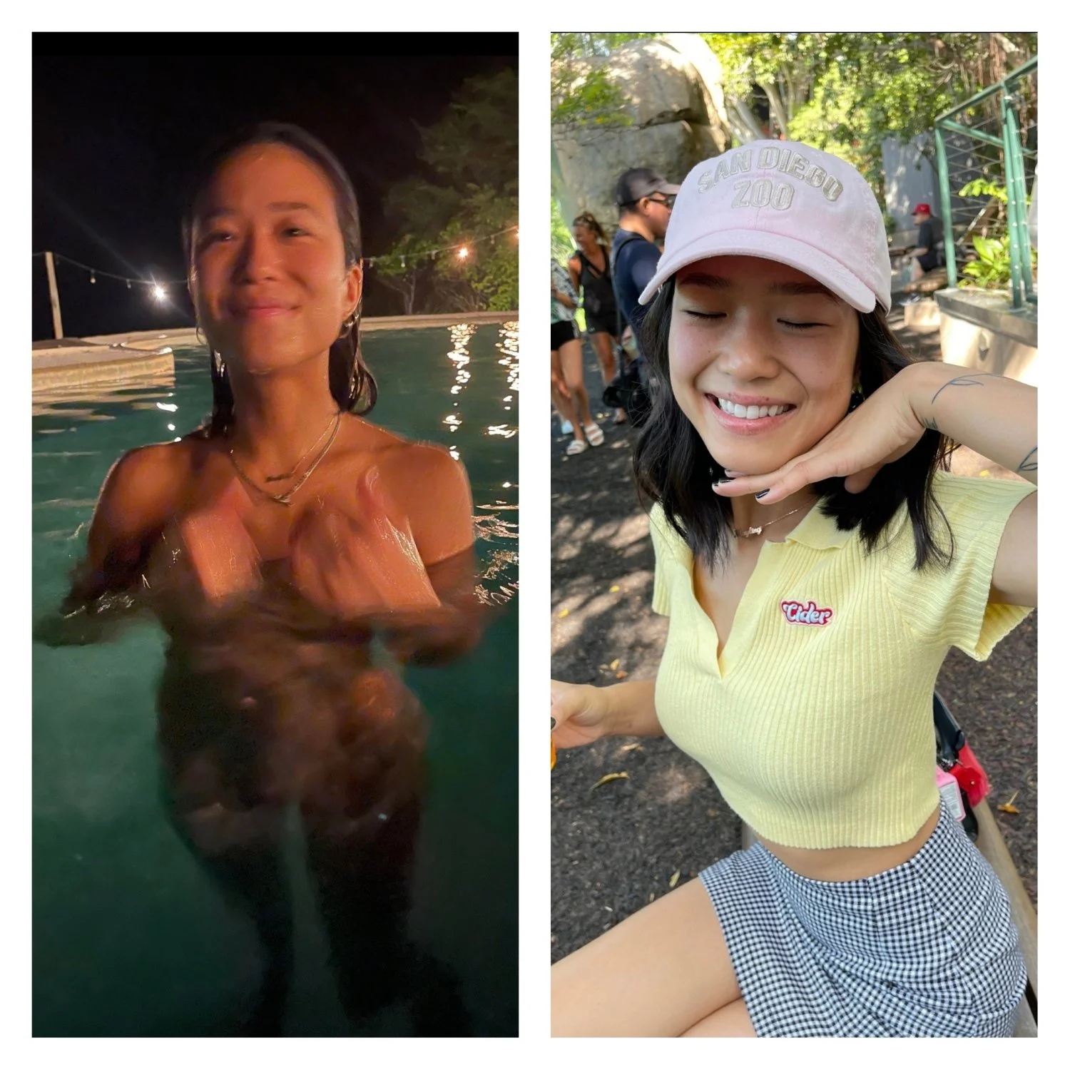 ASian on/off before after amateur image 4