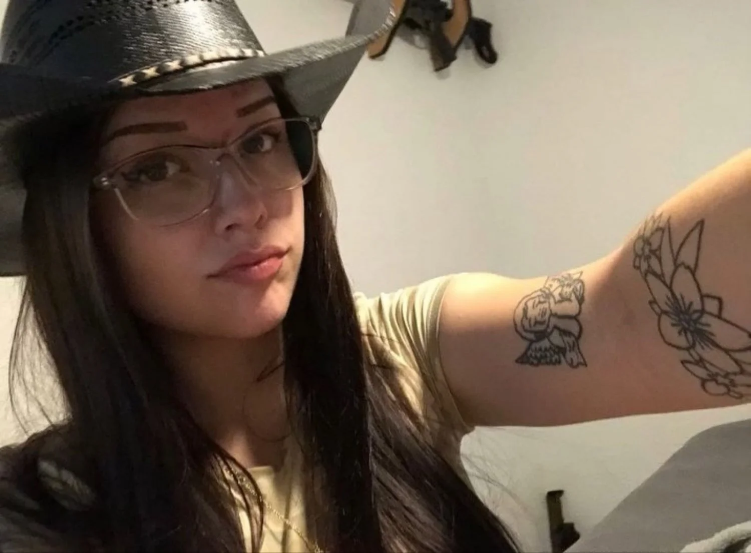 Busty Latina slut Megan loves showing off her big tits main image
