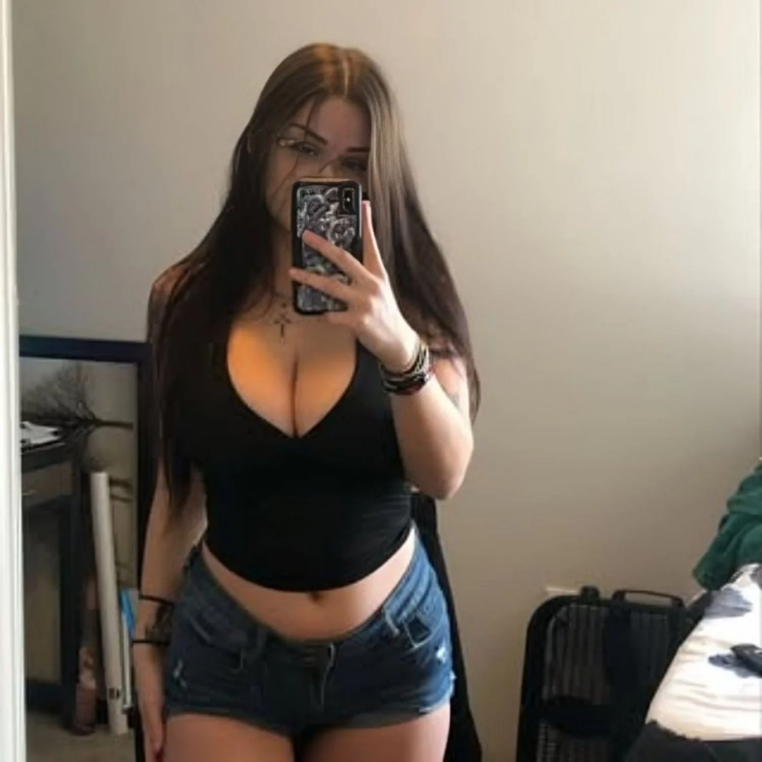 Busty Latina slut Megan loves showing off her big tits image 21