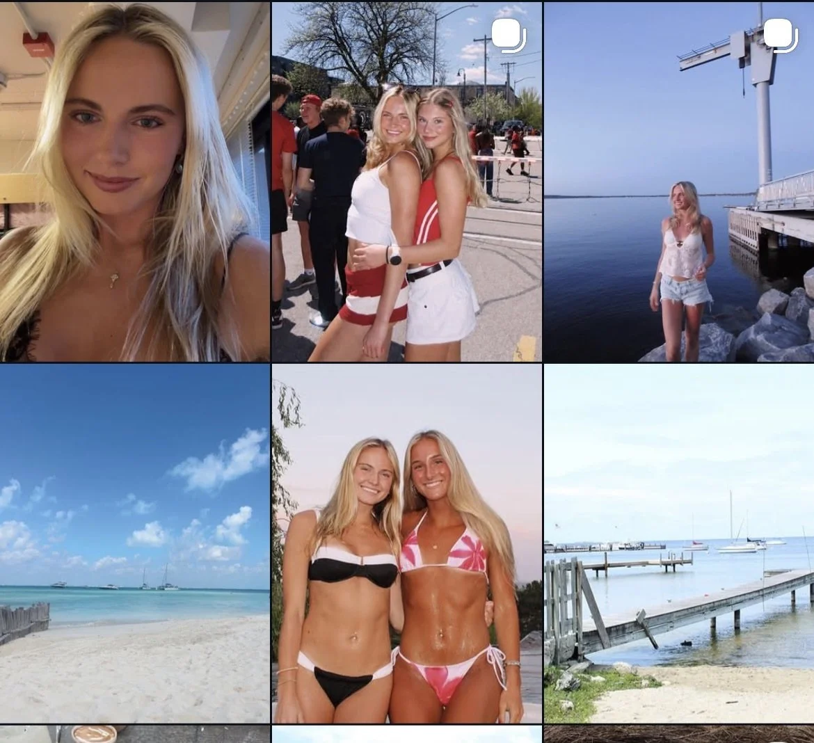 College baddie blonde Addisyn sextapes 18+ main image