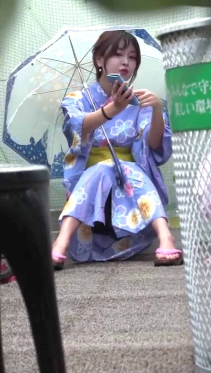 🔚Japanese　ぱんちら娘　浴衣　ソフトエロ　一発やりたい main image