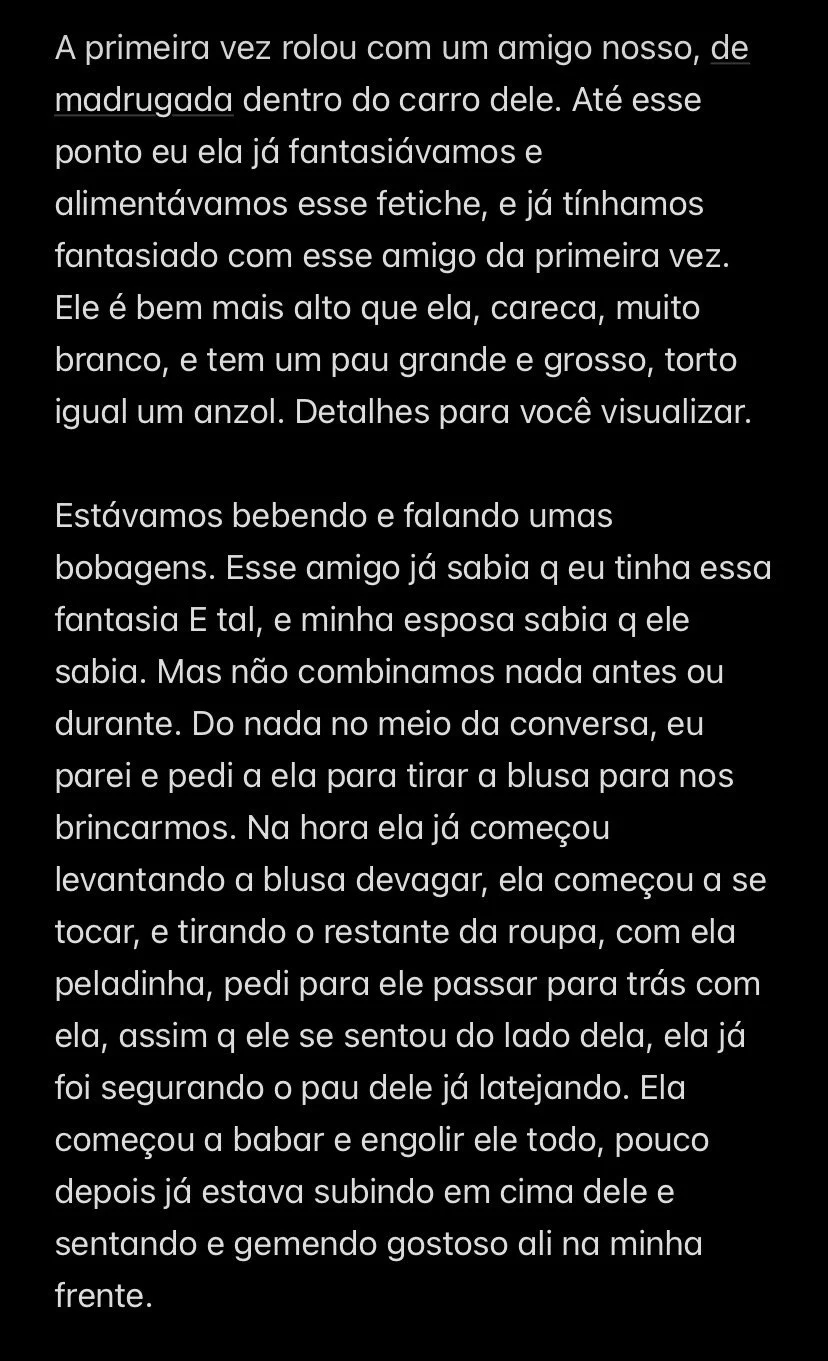 Relato da primeira vez, que minha esposa transou com outro na minha frente main image