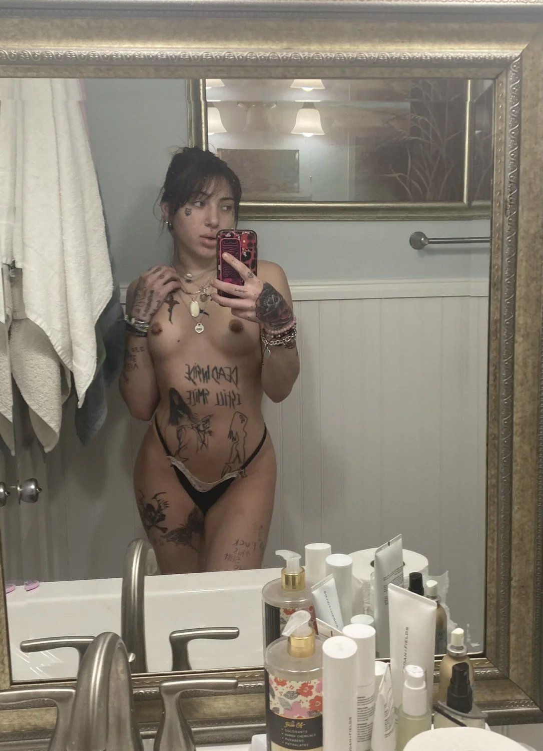 Tatted slut with fat ass gets shared by bf image 12