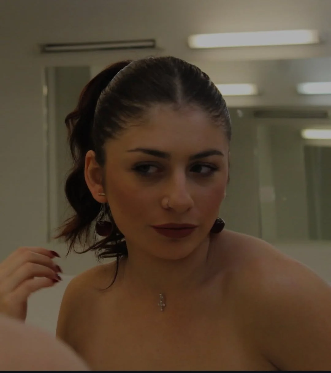 Shameless fit teen slut Monika T. leaked naked image 7