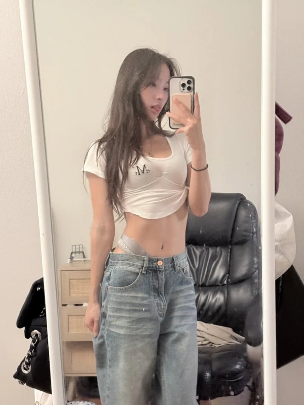 Super tight asian slut teasing horny men image 5